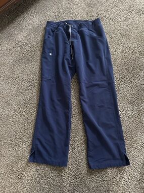 Navy Blue Drawstring Work Pants
